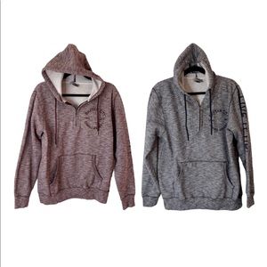 Rhythm City Casino Women’s Quarter Zip Hooded Sweatshirt Bundle Size Medium